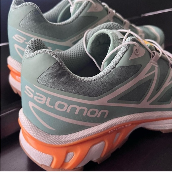 Brand New Salomon S-Lab XT6 Granite Green//Blazing Orange - Picture 3 of 6